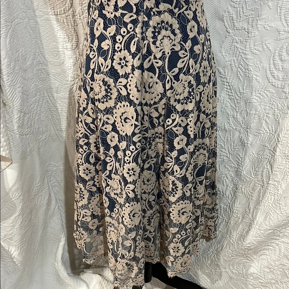 Floral Lace Sleeveless Dress‎